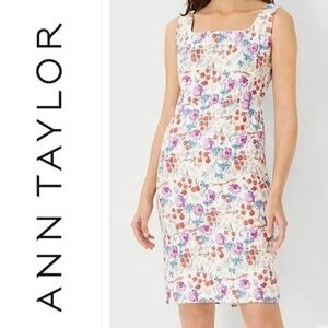 Ann Taylor Floral‎ Multicolor Dress